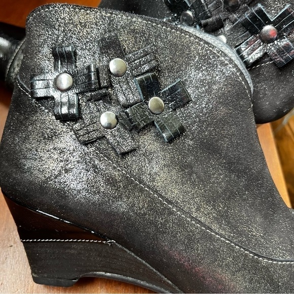 Un TOUR en VILLE Wedge Heel Shoes Size EU 38 - Picture 5 of 6